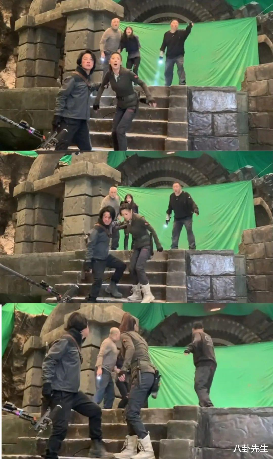 花絮|《昆仑神宫》花絮曝光:潘粤明、张雨绮替身现身,童星演员排场大