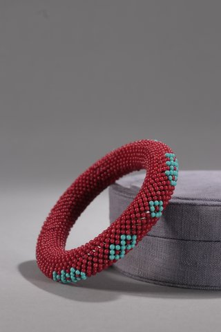 沉香|回流-红珊瑚辑米包沉香手镯