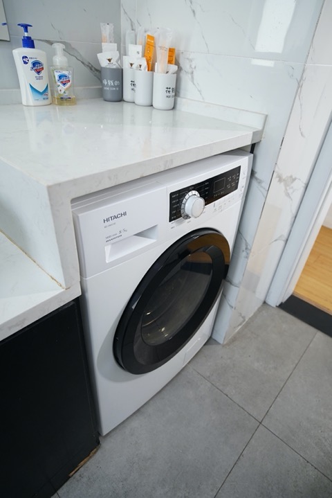 日立|厚衣服不愁洗烘—日立BD-D80CVE 90℃筒清洁洗烘一体机