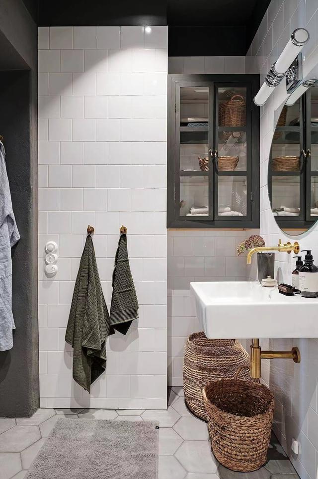 34㎡一室小家,没想到灰蓝色可以这么有高级感,一个人住美好无边