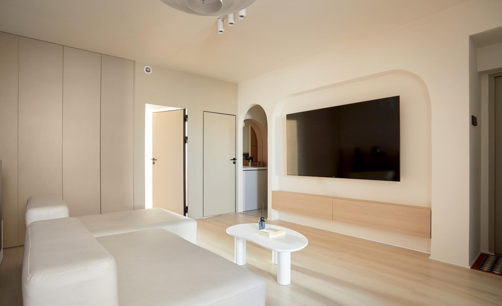 这是我见过最治愈的家!64㎡,全屋色调统一,氛围感溢出屏幕