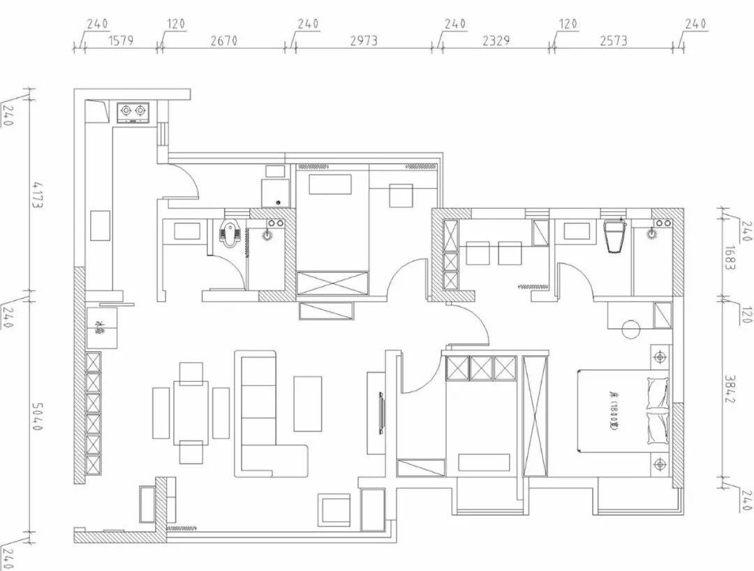115㎡高层小三居,9万打造成ins北欧风,这模样小主可满意?