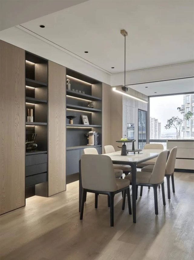 180㎡大平层私宅,超大气的现代简约风,提升审美和气质的秘诀在这!