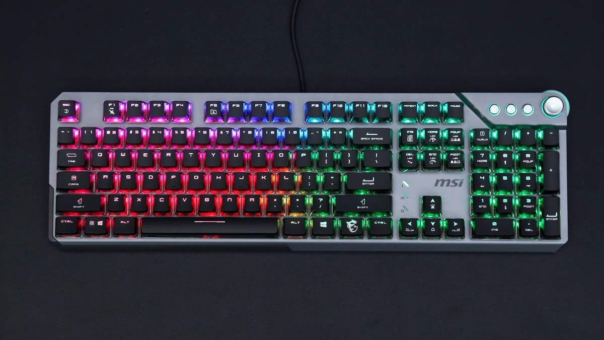 機械鍵盤|微星VIGOR GK71 SONIC游戲機械鍵盤評測：更炫，更好用