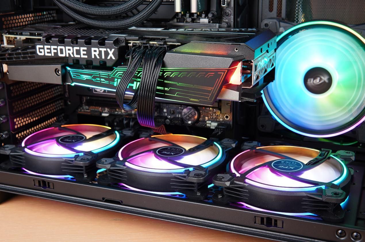 微信|i7-13700K+RTX3080Ti+XPG飓风风扇的光污染主机装机分享