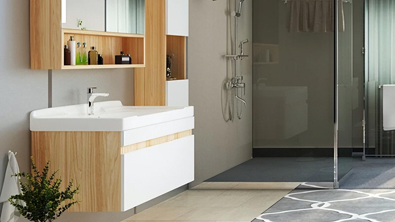 浴室东西太乱不美观？不怕，一个浴室柜帮你搞定！