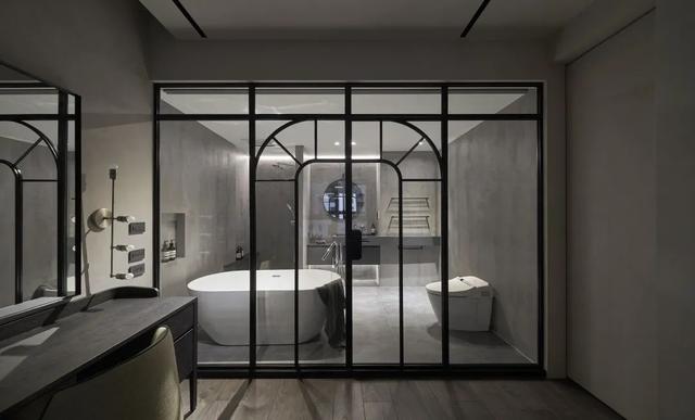 170㎡现代极简,高级水泥灰的质感,低调独特的高档