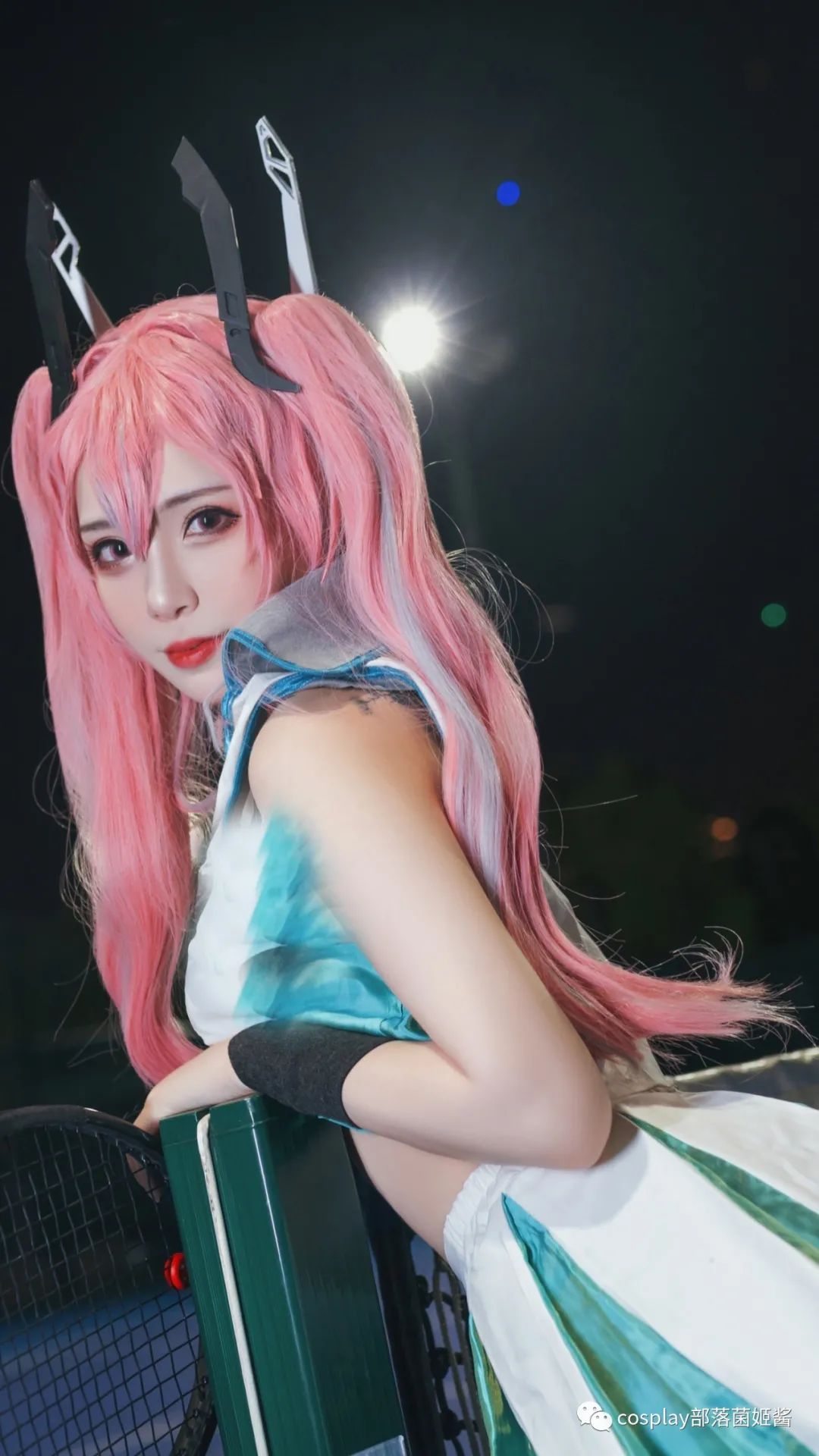 路飞|cos:碧蓝航线布莱默顿炙热的网球练习cos正片@羊大真人