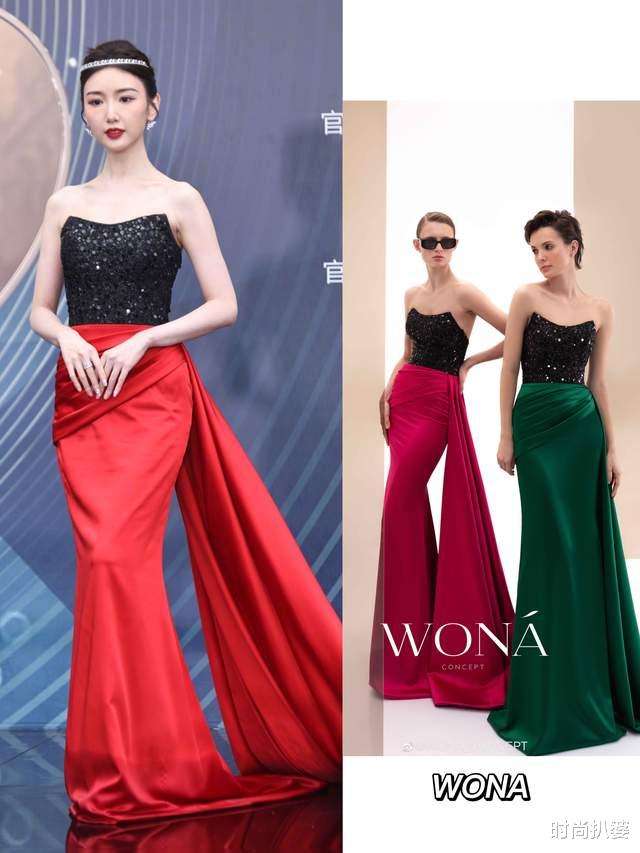 倪虹洁|红毯穿搭，毛晓彤被发饰扣分不如内场，倪虹洁齐溪让人惊喜