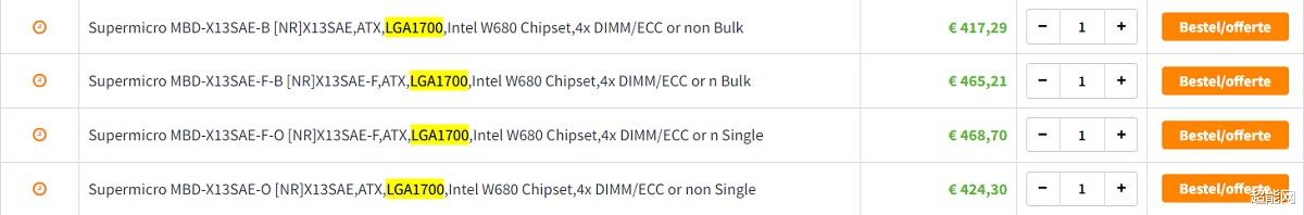 三星Galaxy|超微准备推出W680主板，将与英特尔Xeon W-14xx系列搭档