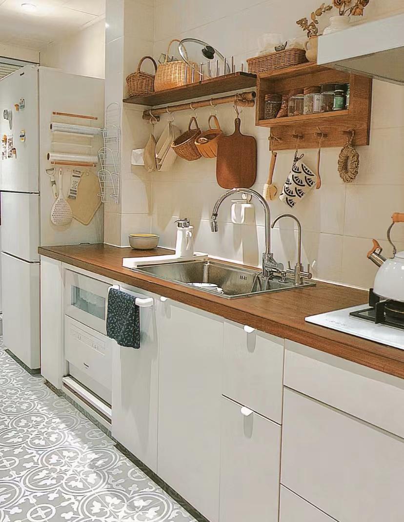 真没想到,当初绞尽脑汁的省钱装修,入住后竟然这么实用,真开心