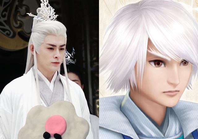 陈哲远|《仙剑四》主角蓝衣校服，这位白发造型不错，陈哲远是真的帅！