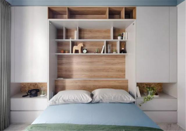 床头背景墙别再挂装饰画了!现在流行乳胶漆+石膏线,高级又好看