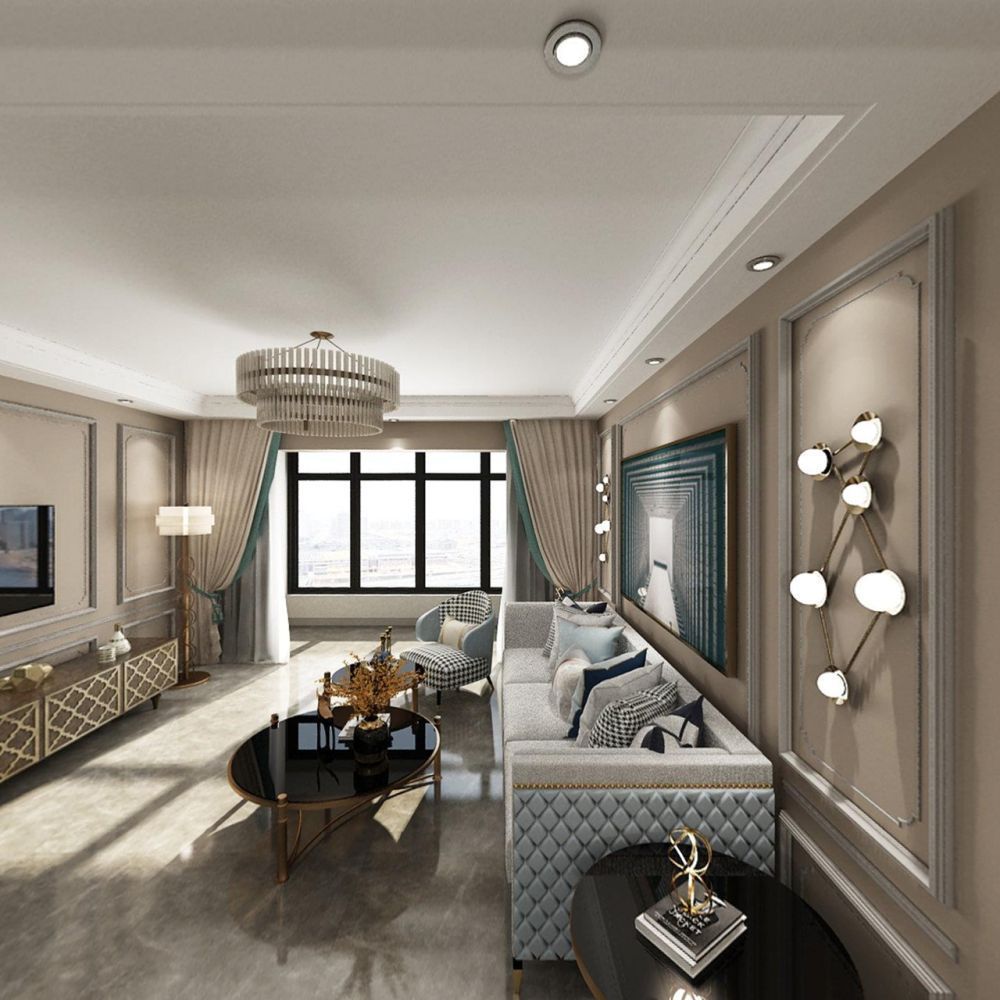 米灰色系的简约美式,这朦胧感专治性格急躁的人!