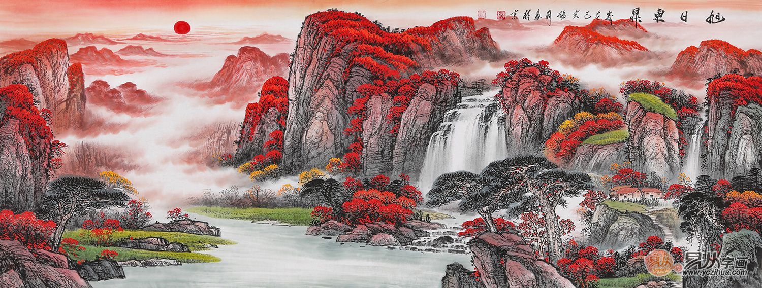 沙发墙挂画 如何装饰家中客厅 挂山水画帮你轻松解决大白墙