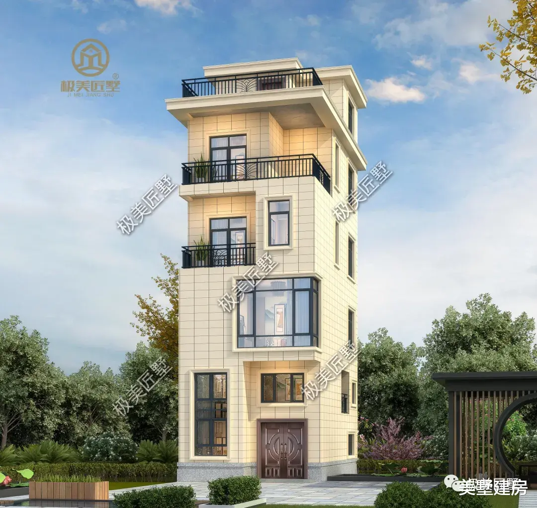 5.5×10米,小宅急地怎么建好房,这个就可以参考!