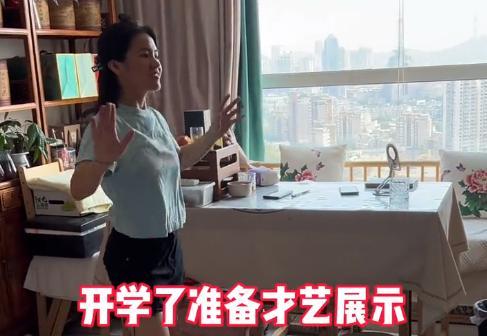 李勒优|晋妈当志愿者,李勒优居家跟王一博学跳舞,为开学表演才艺做准备