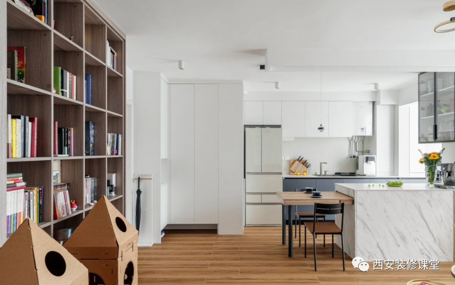 70㎡一室开放,小夫妻蜗居装修