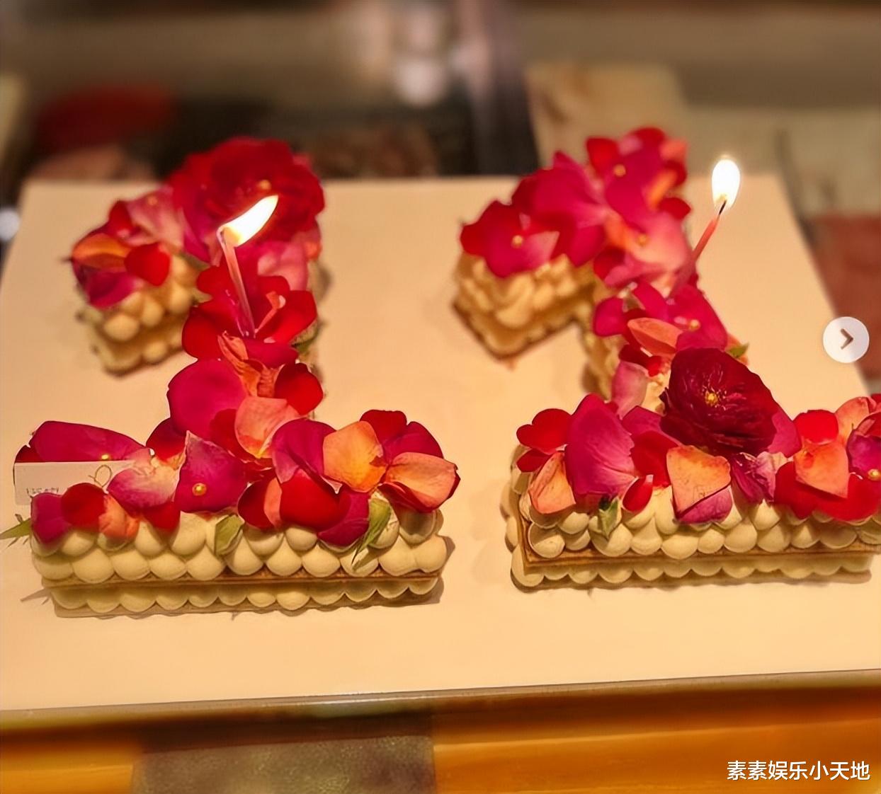 侯佩岑|侯佩岑庆祝结婚11周年，晒玫瑰蛋糕和礼物，戴闪亮红钻优雅动人
