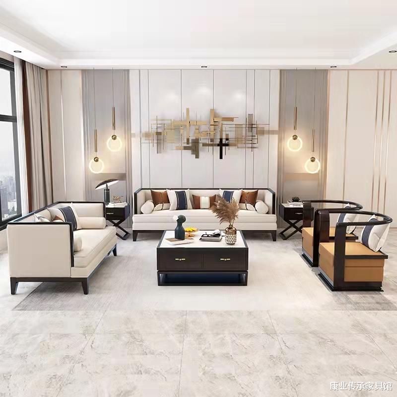 新中式客厅设计|亦古亦今的层次之美