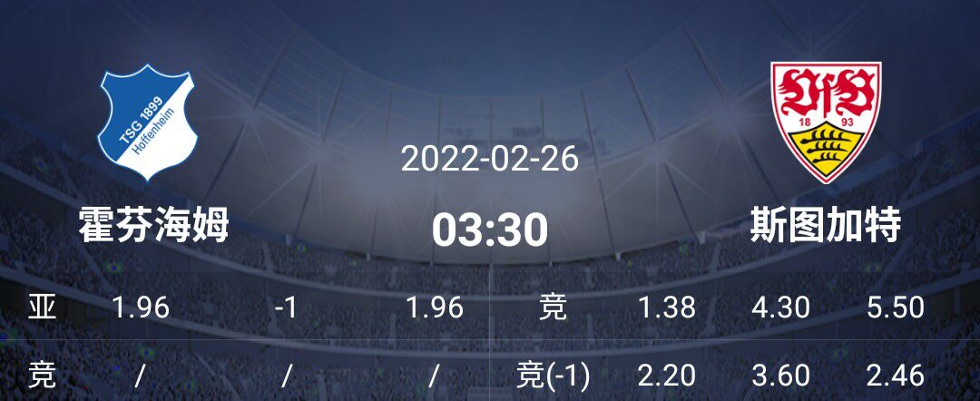 霍芬海姆|今日足球：霍芬海姆能否延续连胜势头? 南安普敦主场能否大胜？