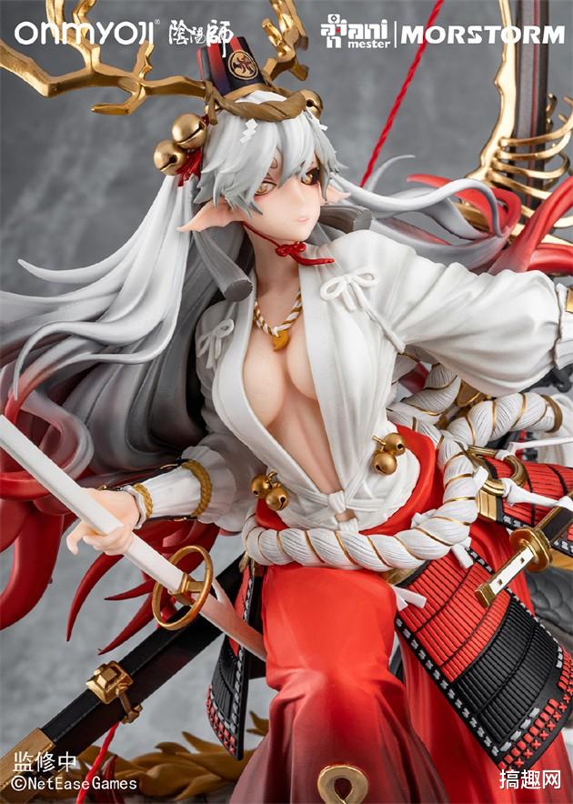 手办|潮趣：大漫匠《阴阳师》铃鹿御前1/4手办  3d视觉追踪眼工艺