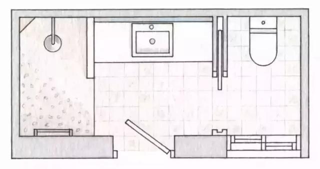 4㎡的卫生间洗澡都嫌挤?30年设计师给出完美布局,妥了