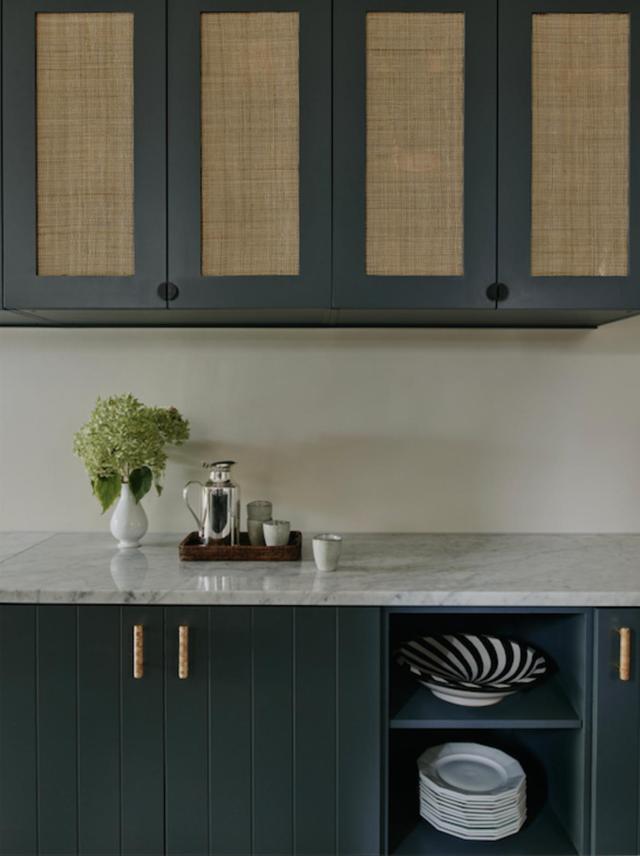 一对英国夫妇的家,全屋宁静复古,绿色调那叫一个柔美,令人羡慕