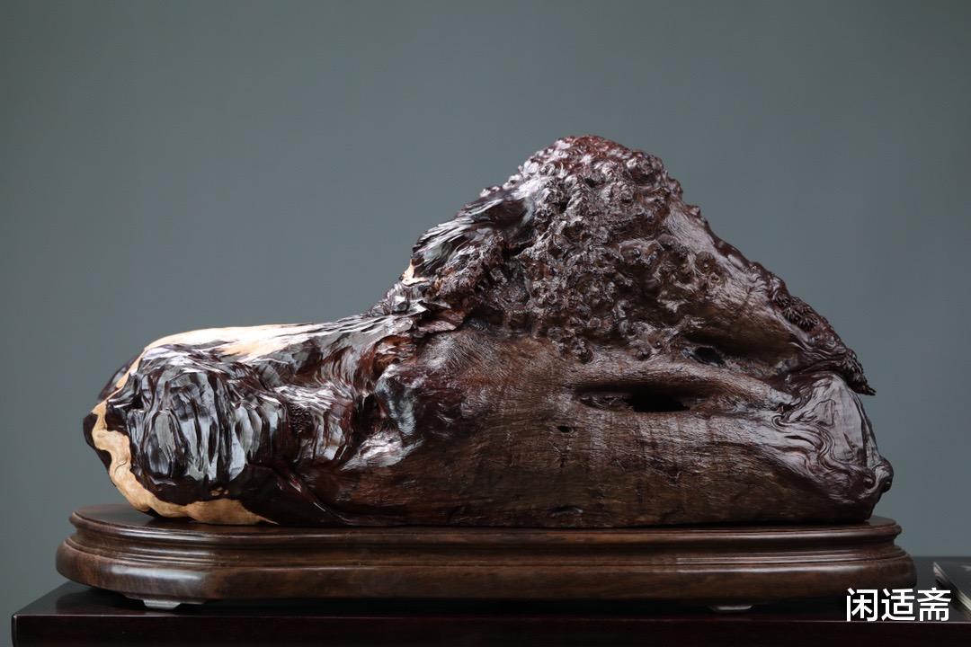 博物馆|文人清赏,小叶紫檀瘿木巧雕,赤壁怀古