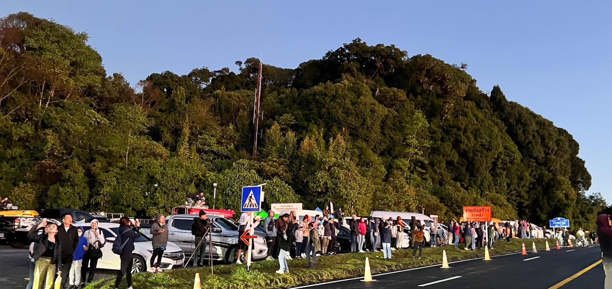 亲近冷季风光！泰国清迈茵他侬山、黎府浦卡东国家公园迎大批游客