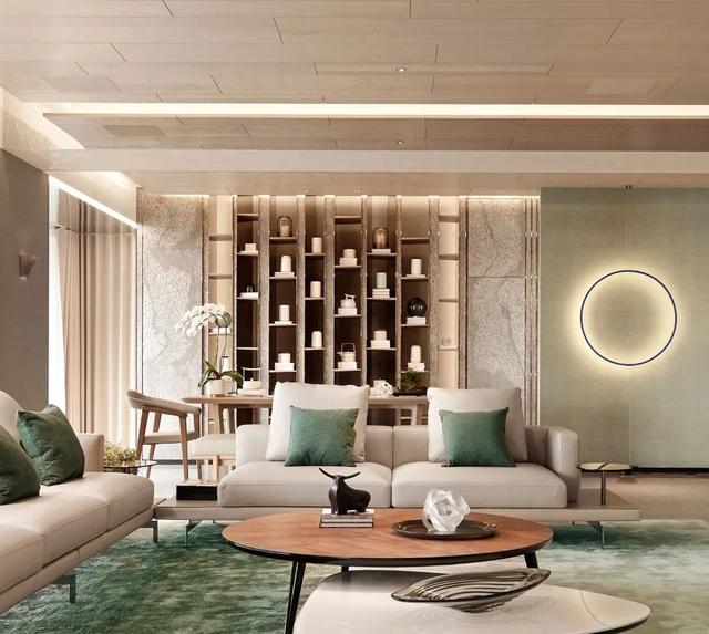 260㎡现代简约，连天花板都做原木风，满屋自然的气息