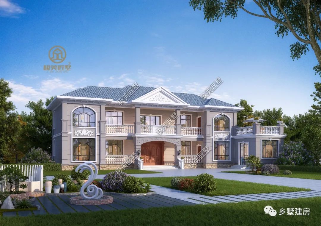 别墅|5款带偏房的别墅,造价不高,真正值得建的好房子