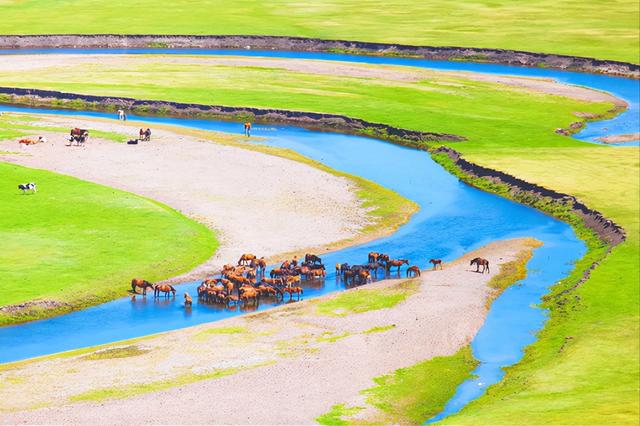 草原|内蒙古一美丽草原、风景优美、水草丰美，还是游牧民族的发祥地