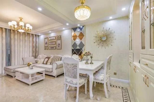 115平简欧风三居室装修,一个低奢、美观、时尚的居所