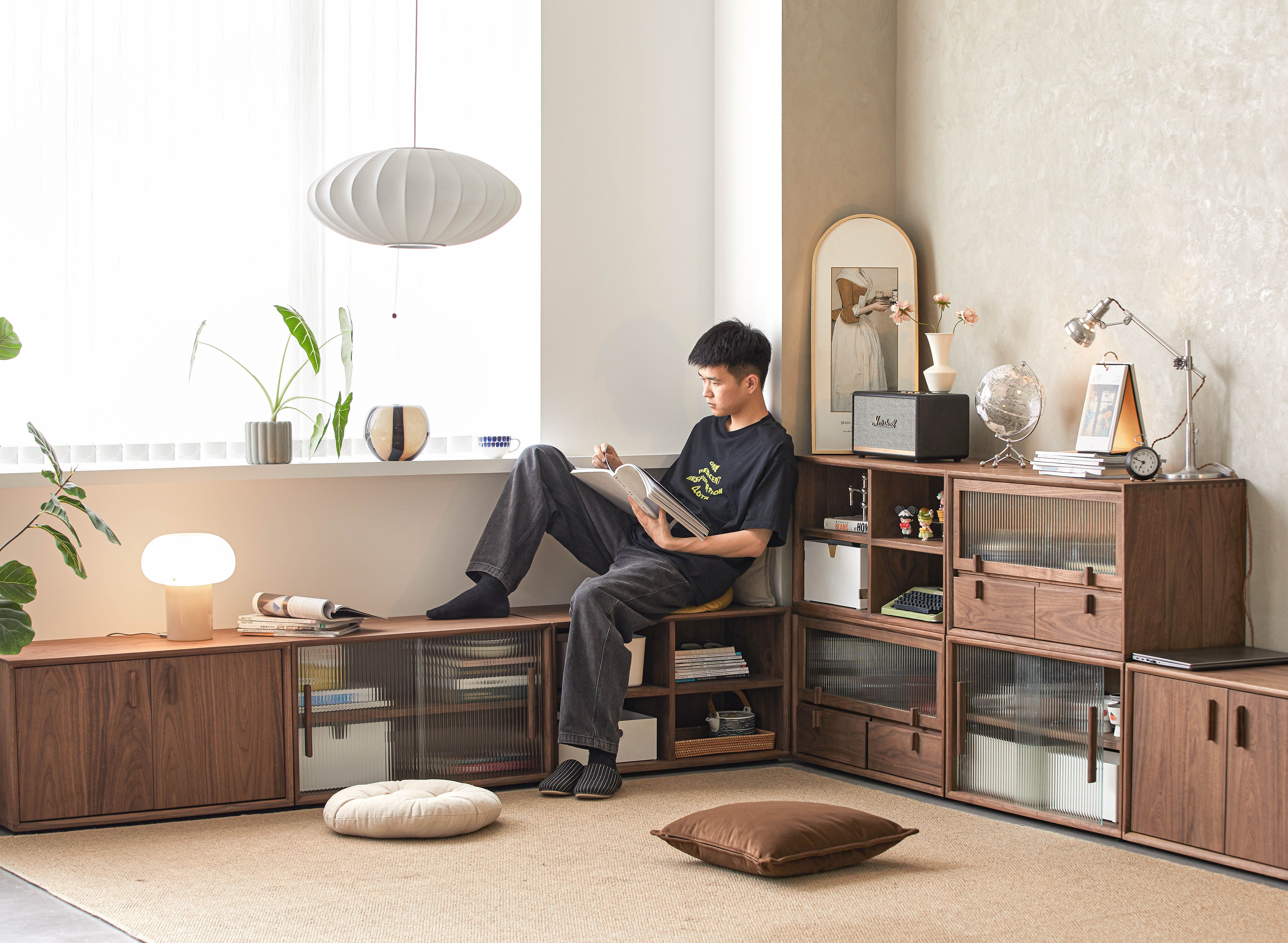 家居布置就像玩乐高,这套组合柜可以封神了