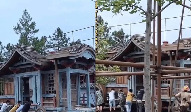 成毅|《莲花楼》成毅开机造型,粗布麻衣都很帅,剧组还搭建了大房车!