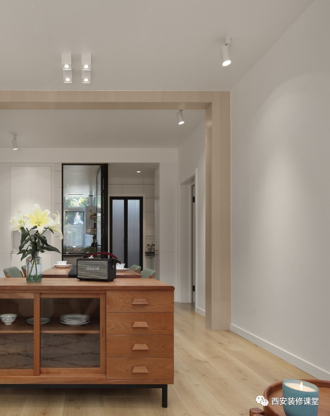 95㎡三室变两室,打造轻复古美家