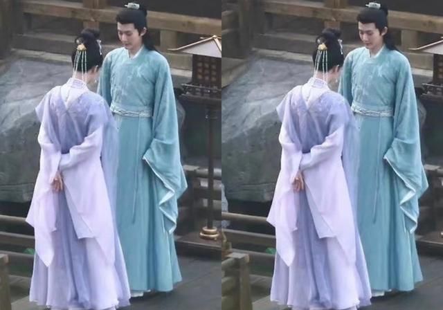 杨紫|《长相思》：杨紫在拍摄时放飞自我，张晚意强装淡定，丰隆笑破功