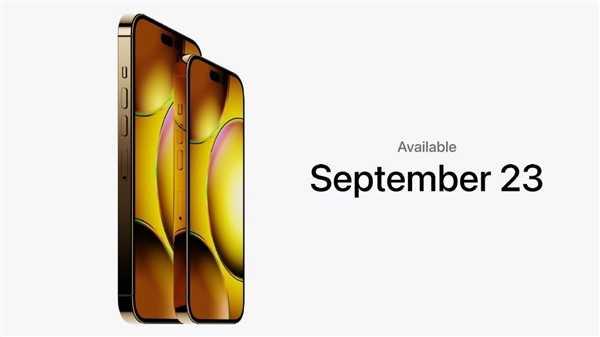|终于来了！苹果iPhone 14系列或于9月23日上市，799美元起