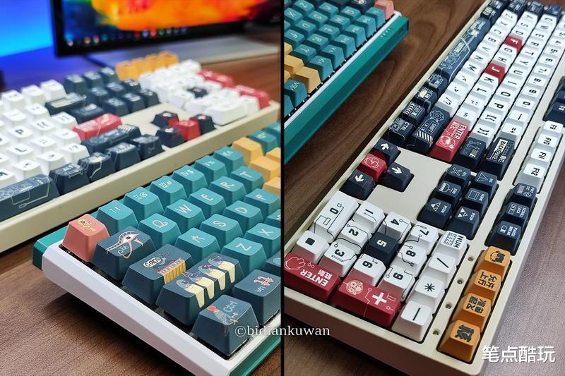 颜值即正义，Lofree洛斐131键OEM大全套PBT主题键帽换新记