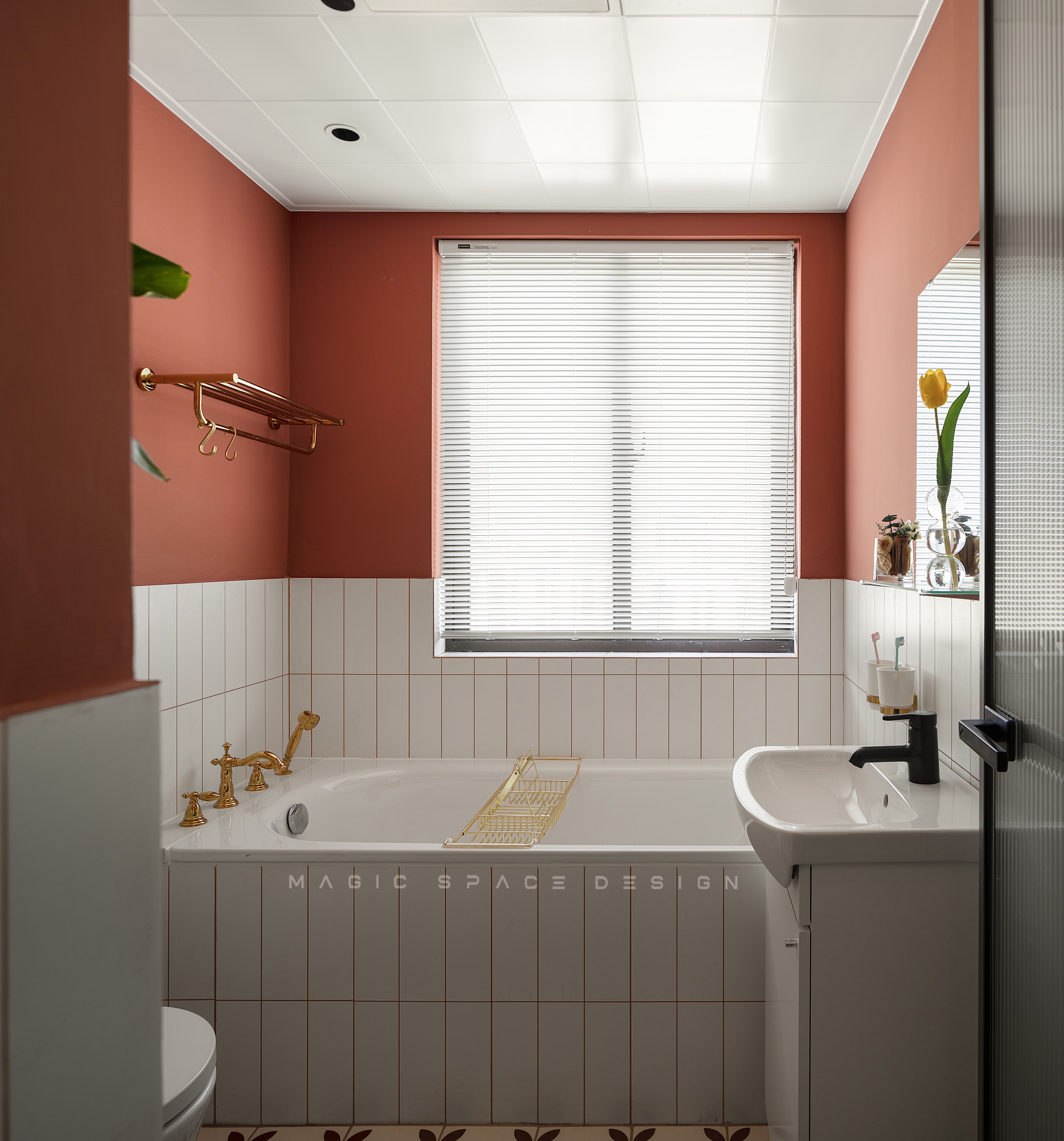 126㎡石绿+深棕,被复古轻奢的氛围感拿捏了