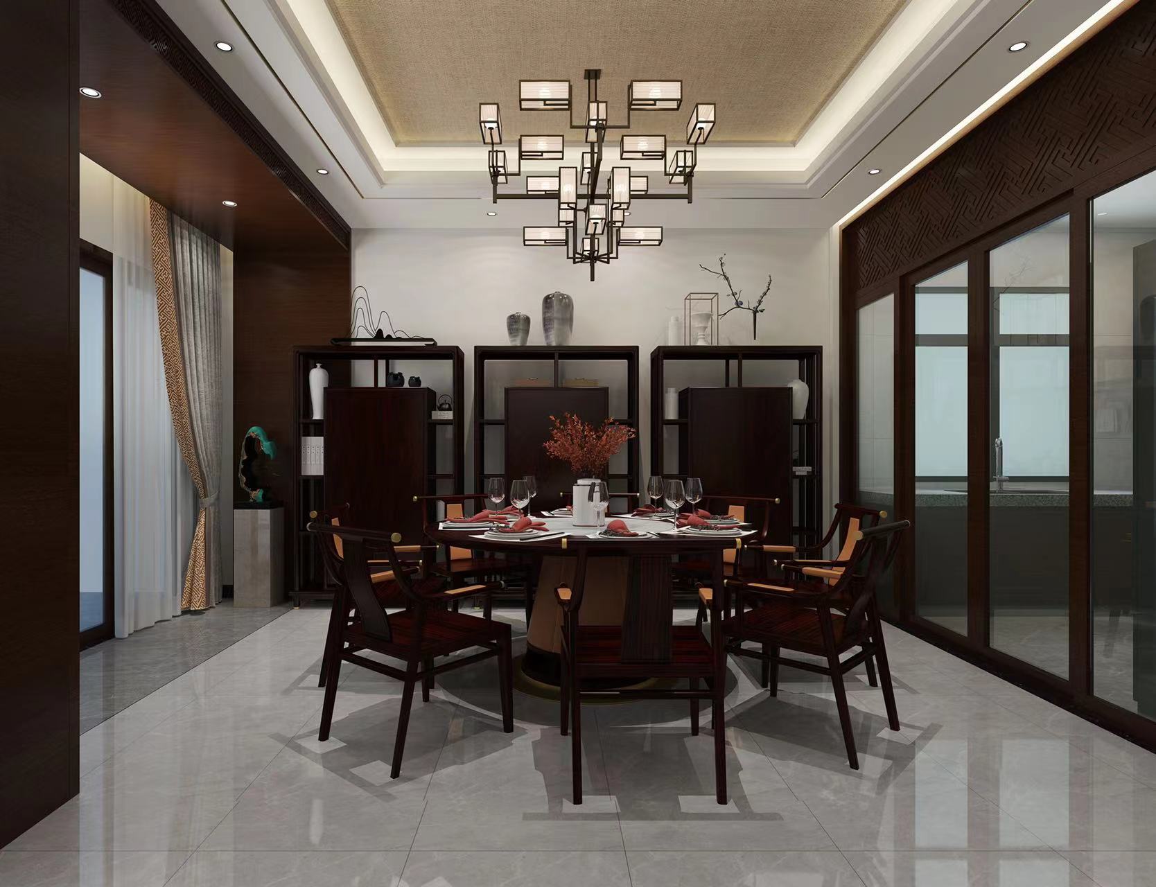 580㎡的当代中式,引领一种惬意优雅的都市生活!