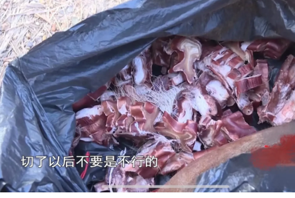 山东青岛,大爷去赶集,看到有人卖鹿茸,就决定买点泡酒!