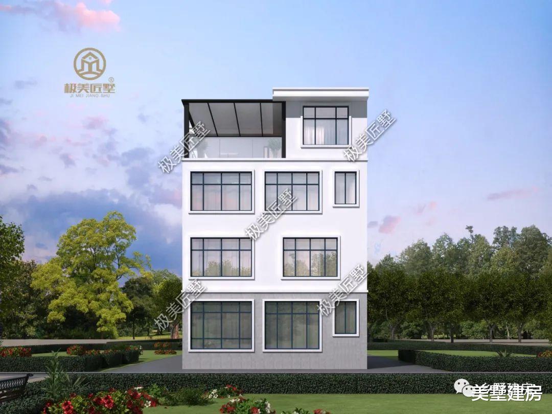 开间8米多两侧不开窗,教你这样设计,现代风大气又时尚!