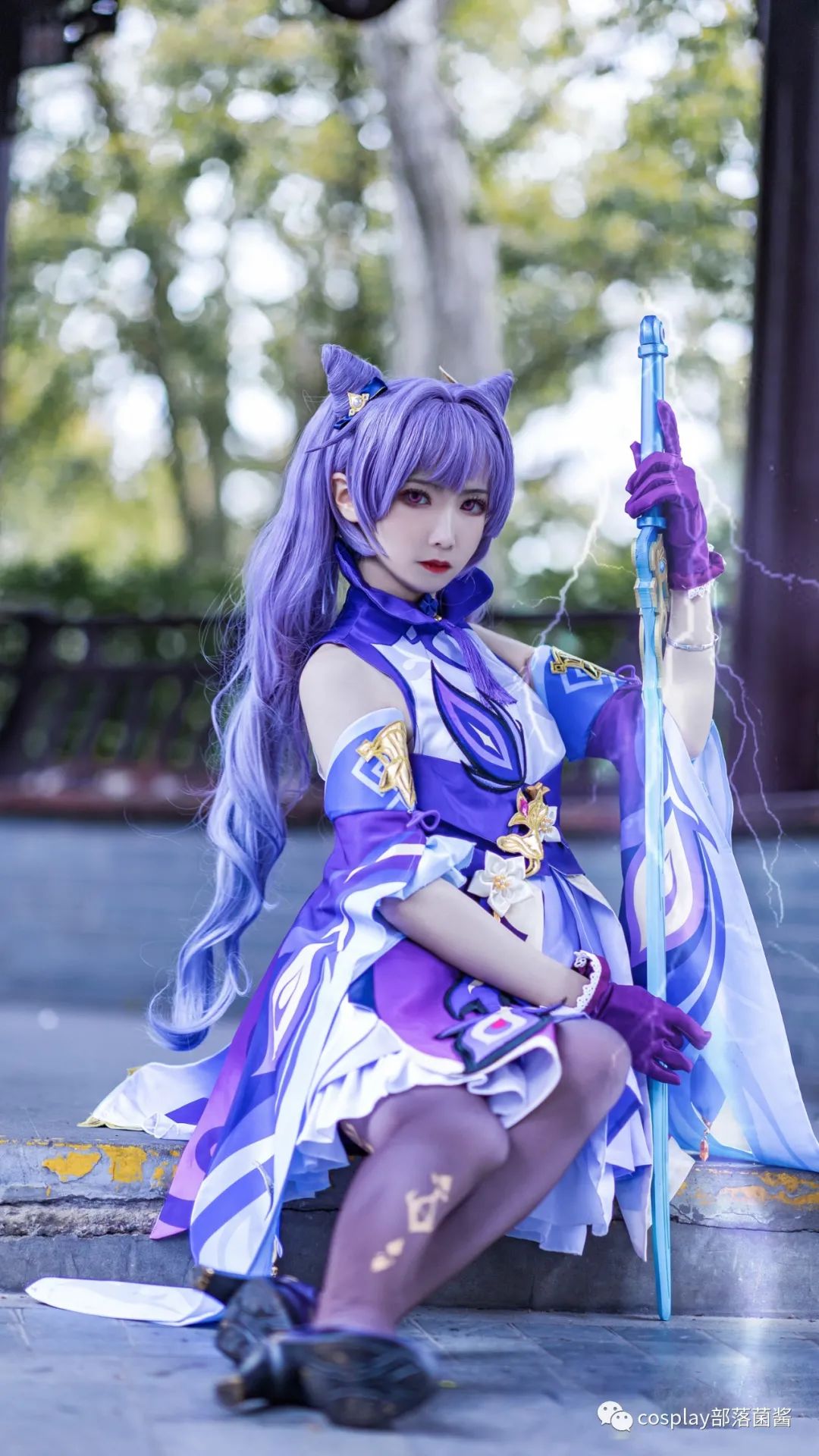 |cos：原神刻晴cos正片@花雪，我的身边，还会有你陪伴吗？