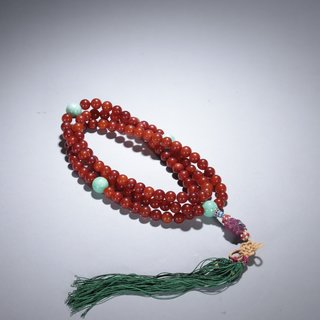 蜜蜡|清代-天然蜜蜡108佛珠