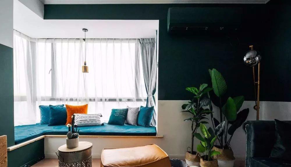 108㎡森系庄园式装修,低调沉稳配色,打造民宿范儿休闲家居!