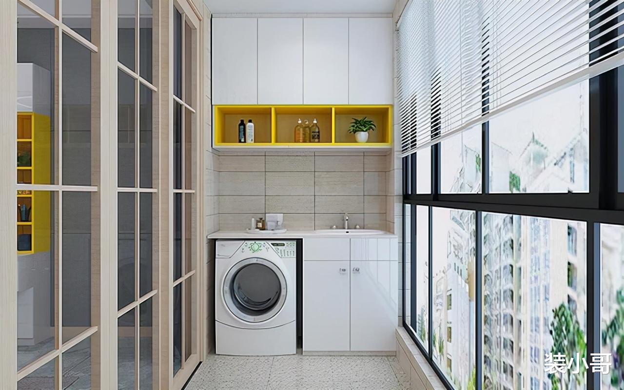 阳台放洗衣机需要什么条件?想在阳台做洗衣房的朋友,赶紧看过来