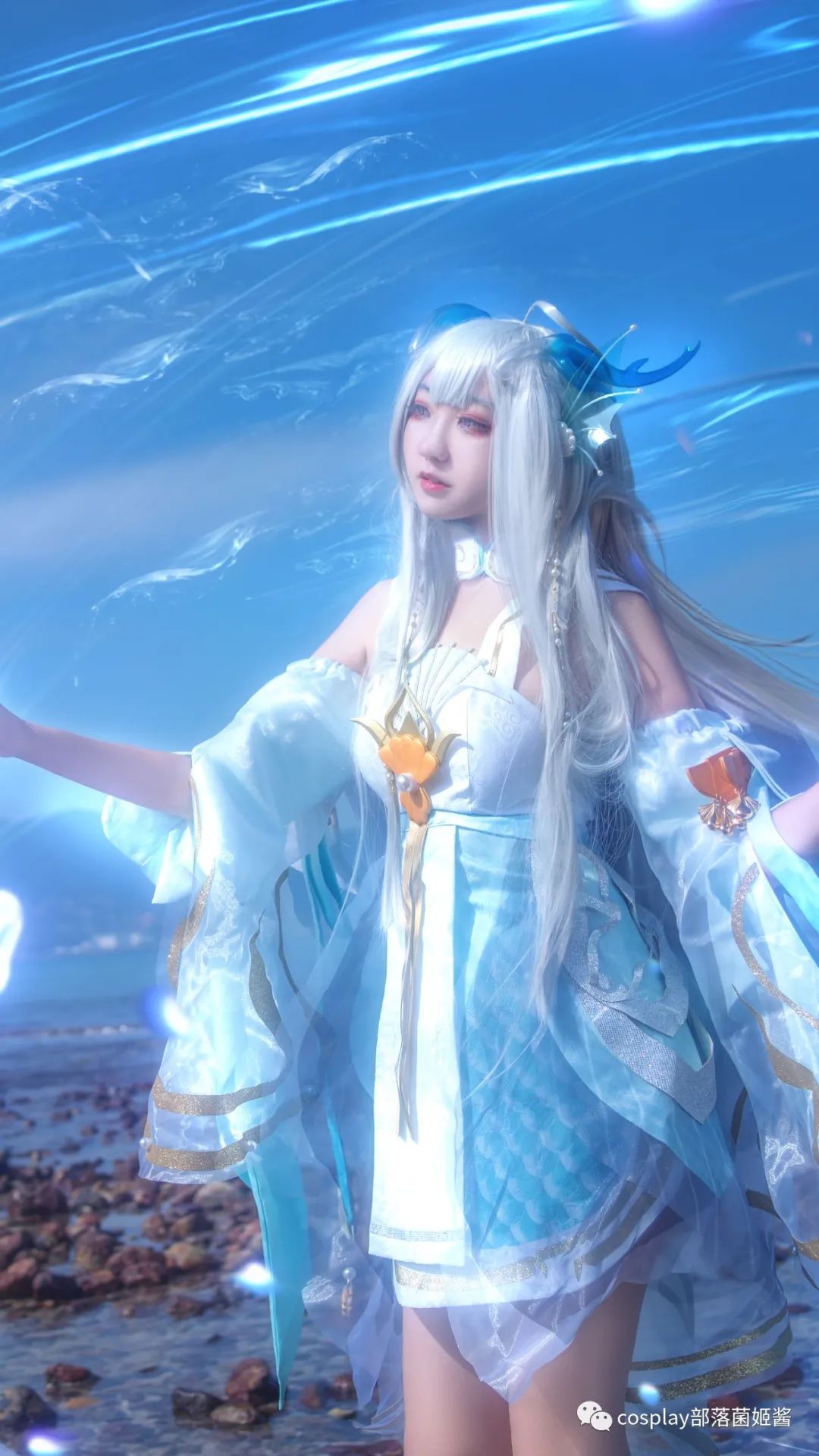 |cos:王者荣耀西施游龙清影cos正片@雪村初美