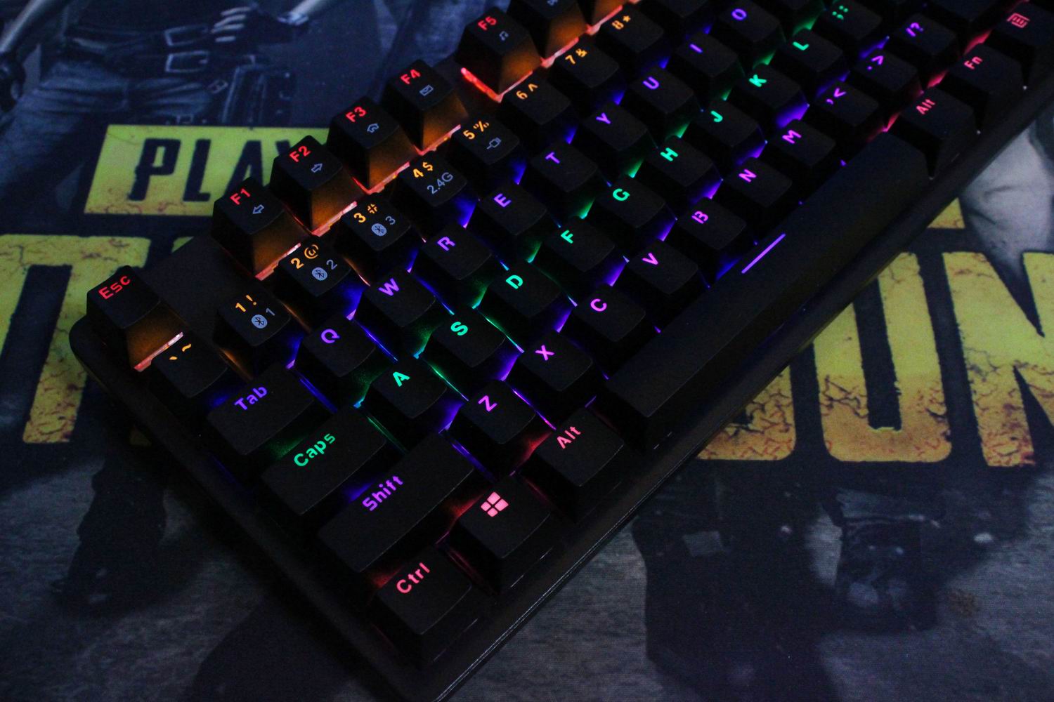 雷柏|无线不虚，有线能战：雷柏V500PRO-87多模式无线背光游戏机械键盘